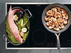 Beim Einstellen einer Kochstufe mit Ankochautomatik schaltet die Kochzone für eine bestimmte Zeit auf volle Leistung und regelt dann automatisch auf die eingestellte Kochstufe zurück.