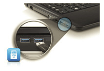 Erweiterbare Anschlüsse Schneller Datenaustausch mit externen Geräten dank USB 3.0.