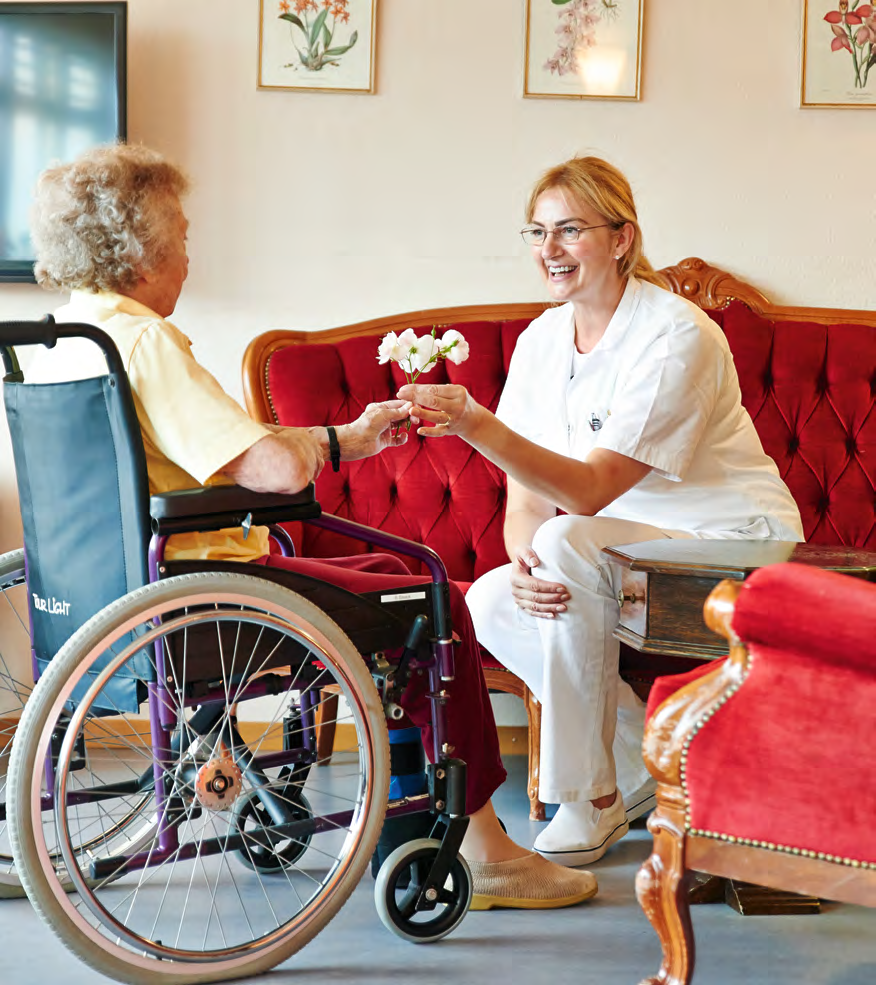 Herzlich willkommen Die Abteilung Alter und Pflege unterstützt Seniorinnen und Senioren mit vielfältigen Dienstleistungen in den Bereichen Wohnen, Betreuung und Pflege.