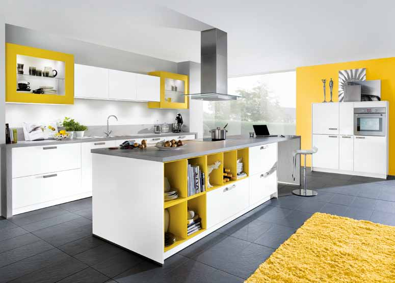 So lassen sich plötzlich klassische Küchenelemente mit dem Wohn raum kombinieren und Grenzen verwischen, die die Raumgestaltung bisher eingeschränkt hatten.