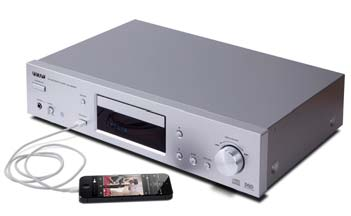 Hochauflösendes Audio-Streaming über das Netzwerk Hochauflösende Audiowiedergabe per Netzwerk-Streaming Der CD-P800NT ist ein vielseitiger CD-Player, der neben der herkömmlichen CD-Wiedergabe auch