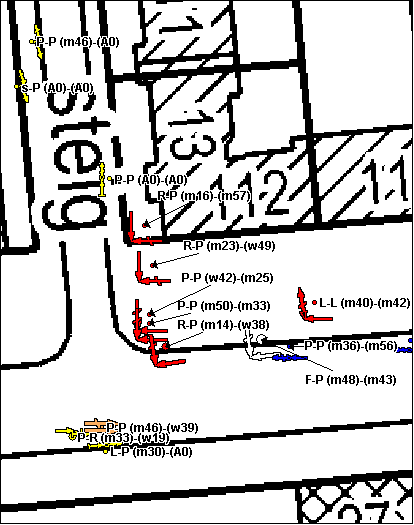 Zusammenhang mit dem Nachhauseweg per Rad oder der U-Bahn stehen, die Einmündung Cantorsteig /
