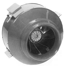 DIAGONAL-ROHR-Ventilatoren Serie DRM Gehäuse aus Metall Diese Serie eignet sich zum Einbau zwischen zwei Rohren bei minimalem Platzbedarf.