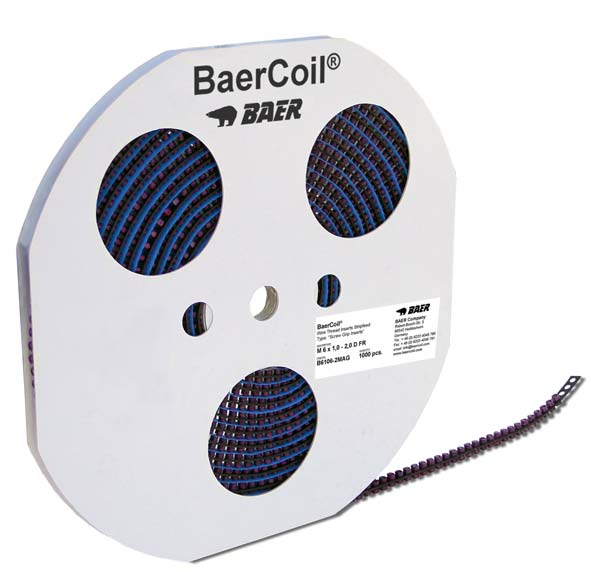 BaerCoil BaerCoil Magazinierte Gewindeeinsätze - Typ: frei durchlaufend - Material: A2 (1.