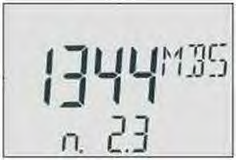 The selection is saved and the device switches back to measuring mode. Displaying the serial number: The menu item shows the serial number and the software version of the device.