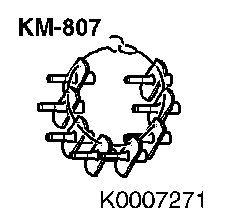 Seite 6 von 21 KM-796-A Montageklammer Öffnen Schnellverschlüsse Kraftstoffanlage KM-807 Verschlussstopfen