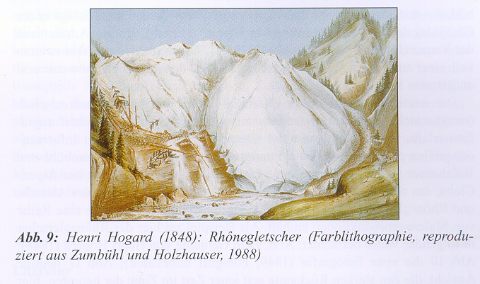 Rhône-Gletscher (1848) aus: Wehry, W. und F. J.