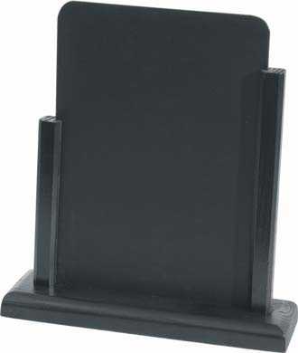 7217 Tischaufstelltafel 21x13,5 cm schwarz 7218