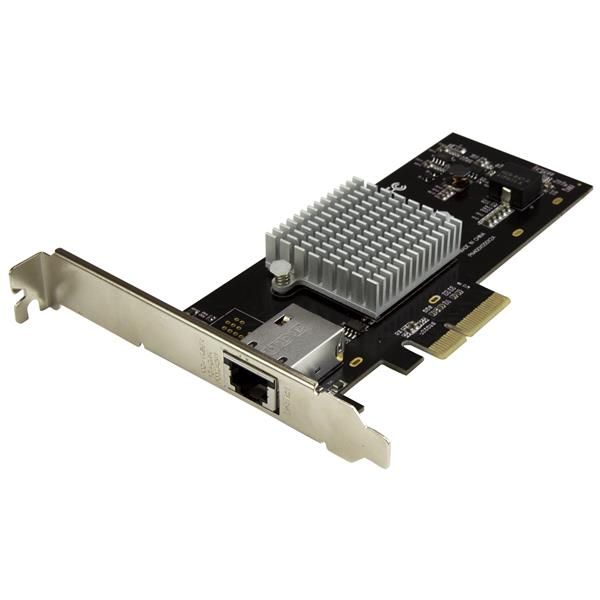 1 Port 10G Ethernet PCI Express Netzwerkkarte - Intel X550-AT Chip Product ID: ST10000SPEXI Eine leistungsstarke und kostengünstige Lösung zur Aufrüstung Ihres Servers oder Arbeitsplatzrechners auf