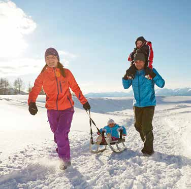 Wintertraum Sogno invernale Im Winter empfehlen wir die nahen Skigebiete