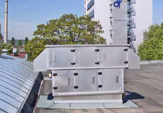 Systembeschreibung Geräteaufbau Frivent Dachlüftungsgerät bestehend aus: Außenteil: Wetterfestes Gehäuse aus korrosionsbeständiger Aluminiumlegierung AlMg3, mit isoliertem Rahmen, Wandpaneele doppel