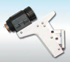 Kleiner, leichter Antrieb für PUSH-PUSH oder PUSH-PULL-Betrieb, direkt in die Schweißpistole integriert.