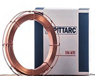 PITTARC Schweißzusätze Schutzgasschweißdrähte Pittarc G6 G3Si1-Stähle bis zu einer Streckgrenze von 420N/mm2.