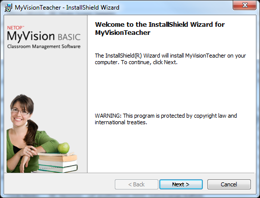 Registrierung und Download von MyVision Zum Herunterladen und Verwenden der Klassenzimmer-Management-Software MyVision müssen Sie über ein Netop-Benutzerkonto verfügen. 1. Melden Sie sich auf netop.