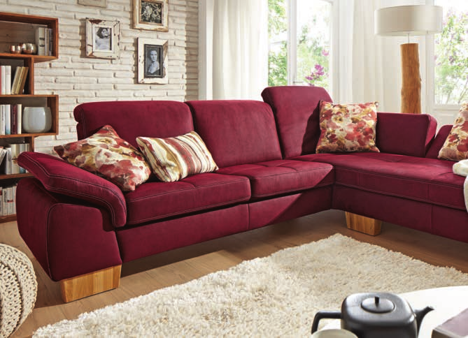 Inkl. Sitztiefenverstellung Sofa 2,5-sitzig 1.098,- übertief inkl. Sitztiefenverstellung ca. 205 cm breit, ohne Kissen Recamiere 1.098,- ca.