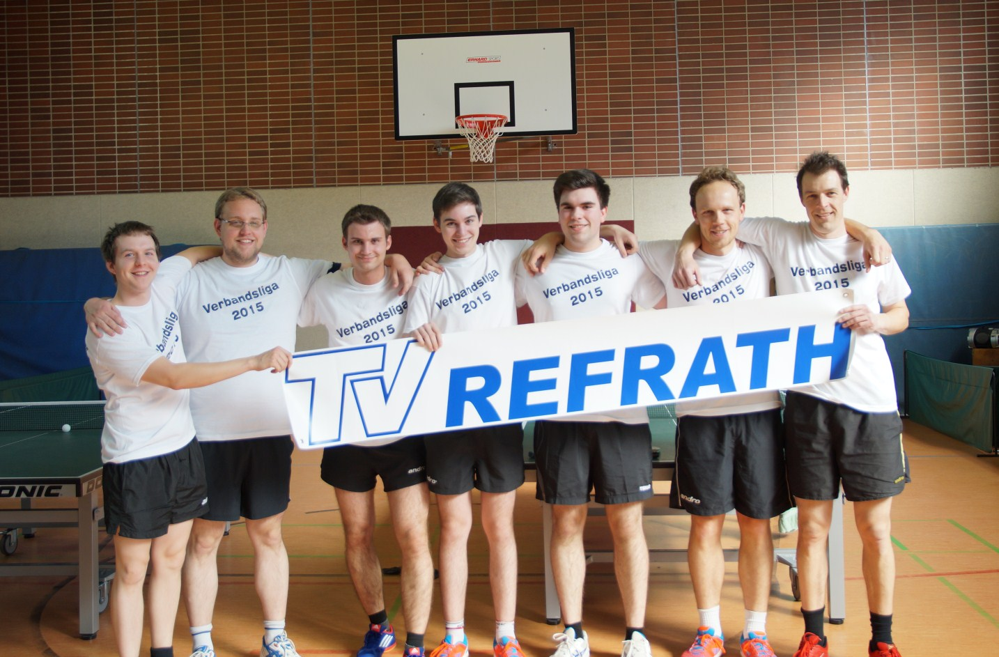Tischtennis Historischer Verbandsliga Aufstieg für die Refrather Tischtennisspieler Zum Abschluss der Saison 2013/2014 war der TVR endlich zurück in der Landesliga, am Ende dieser Spielzeit stand nun