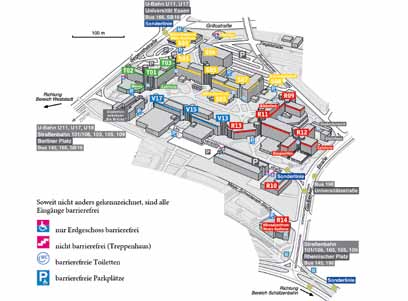 ABZ Campus Essen Lagepläne für weitere Standorte (z. B.