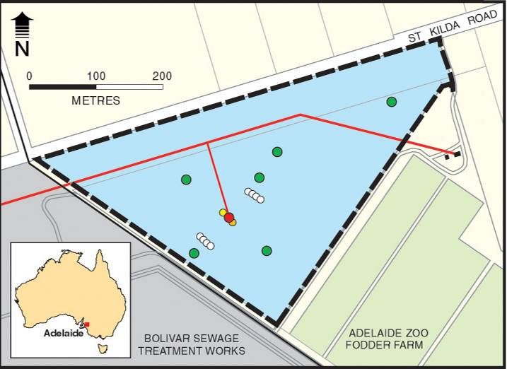 Aquifer Storage and Recovery ASR-Brunnen Australien 50m Messstelle Adelaide Injektion von