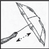 Taschenschirme foldable umbrella Artikel Nr. 1009.