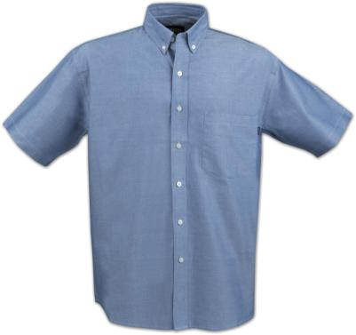 Qualitäts-Herrenhemd 150g/m² aus 100% Baumwolle mit Buttondown Kragen, zwei