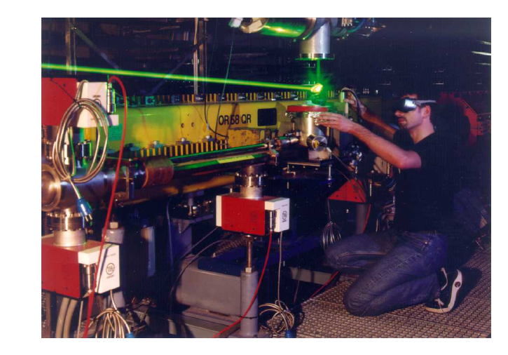 Anwendung in der Teilchenphysik I HERA Strahlpolarimeter