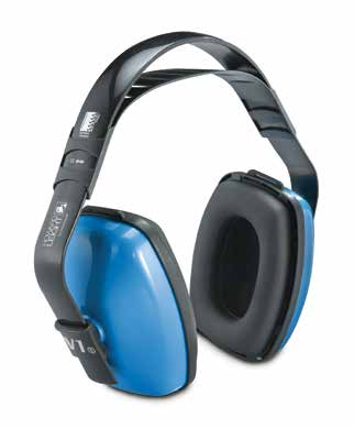 Praktische Alternative zu Helm-Kapselgehörschützern kann mit Industrieschutzhelmen, Gesichtsschutz, Atemschutzgeräten und anderer PSA kombiniert werden.