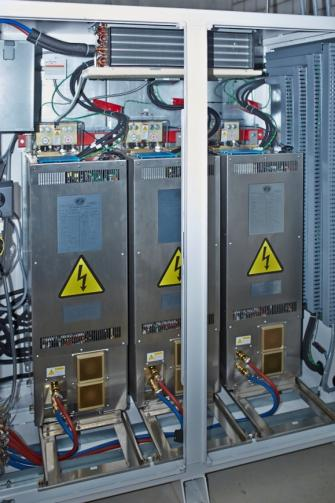 Elektrolyseur-Anlage der deutschen Firma EON Elektrolyseur