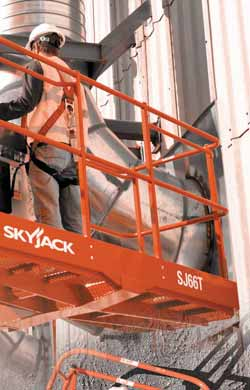 Skyjack Produkte zeichnen sich aus durch: Standardmäßig farbcodierte
