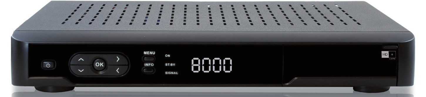 Signal/Qualität Anzeige Display Ein/ Standby Programm ab Programm auf LNB-LOOP Ausgang LNB-Eingang SCART Buchse Fernseher