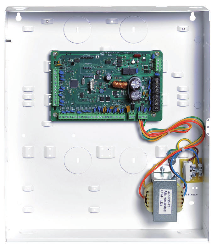 Das AMAX panel 4 kann mit DSRF-Geräten von Bosch z einem Fnksystem (433 MHz) erweitert