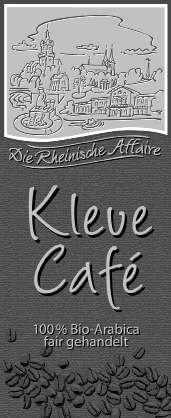 Kleve Cafe neu im Angebot unserer EINE- Welt-Läden Anfang Dezember ist es so weit: Auch für Kleve gibt es dann einen eigenen Städtekaffee, den Kaffeeliebhaber