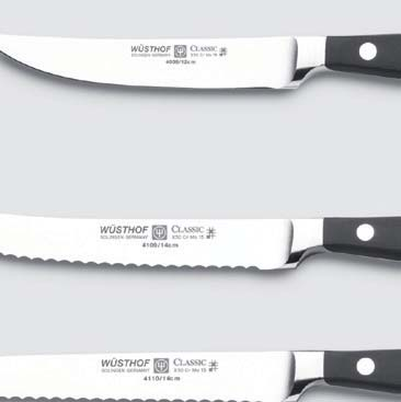 pomodoro mit Wellenschliff with serrated edge 4109 14 cm Aufschnittmesser sausage knife