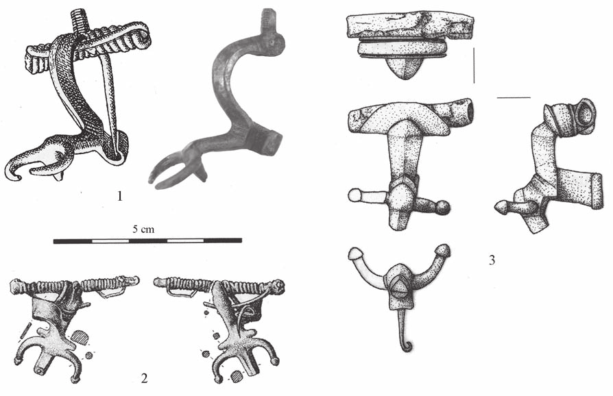 WOJCIECH NOWAKOWSKI Items with the Ox-Head on the Shores of the Baltic Sea in the Roman Period Fig. 4. Ox-head brooches: 1 nikutowo (Gaerte 1929, Fig. 169.d; photograph by W.