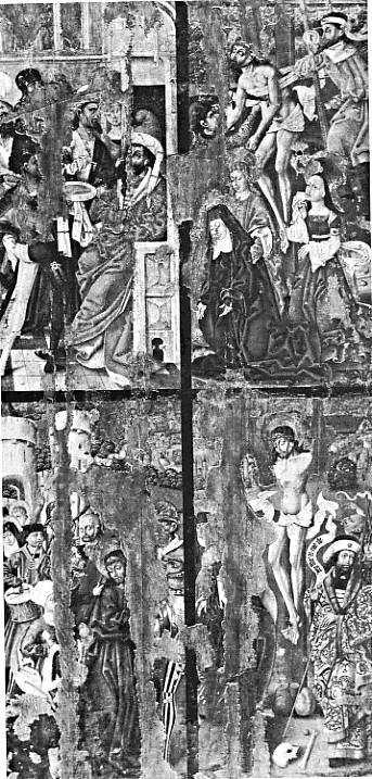 Kirchenväter Hieronymus und vermutlich Augustinus, (unten links) Rechter Flügel 1.