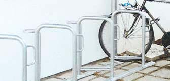 FAHRRADPARKER C Fahrradparker MISSOURI, einseitig 45 links, Radeinstellung tief / tief, mit Bodenschiene zum Aufdübeln bei +/- 0 mm Fahrradparker MISSOURI, einseitig 90, Radeinstellung hoch / tief,