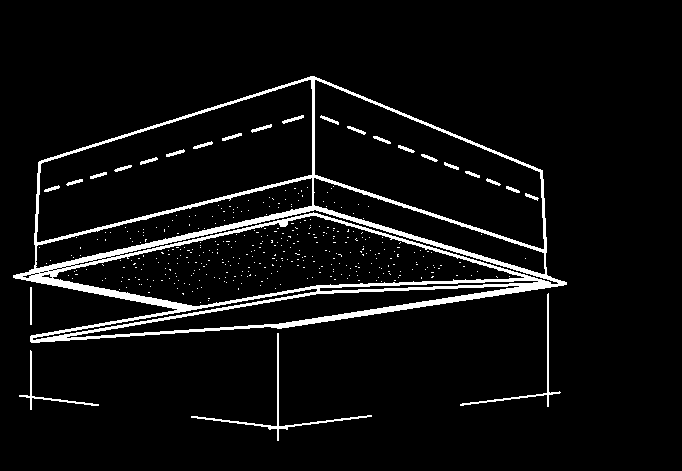 Oberfläche Luftdichtigkeit nach lower Door Test Optional: Isolierrahmen 22-796, verhindert das Herausfallen des bereits vorhandenen Dämmmaterials Geprüft auf Luftschalldämmung in nlehnung an DIN EN