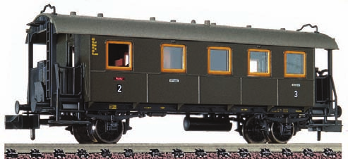 Die Bauform der Abteilwagen stammt noch aus der Anfangszeit der Eisenbahn.