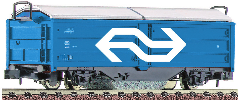 N 828306 2-er Set: offener Güterwagen, Bauart Eaos, der NS.