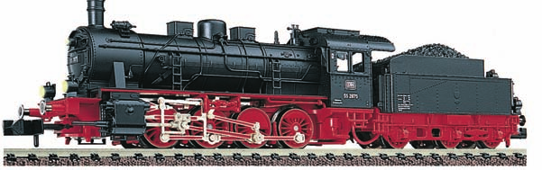 Startset mit einer Dampflok der BR 55.25-56 und vier Güterwagen der DB.
