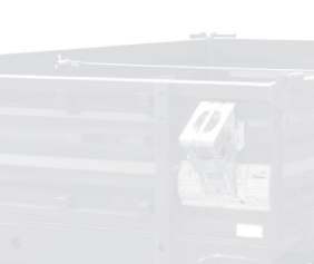 Einachsdreiseitenkipper PRONAR T654 mit Auflaufbremse Serienmäßige Ausrüstung: 5 175 Obenanhängung Auflaufdeichsel starr mit Zugöse ø