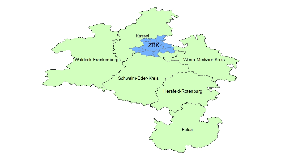 25 % der Einwohner 4% der Fläche ZRK in der Region