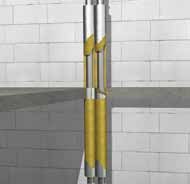 Weitere ISOVER-Lösungen für Rohrdurchführungen Dämmung von nichtbrennbaren Rohrleitungen R 90/ R 0 AbP P-MPA-E-0-03 Dämmung von nichtbrennbaren Rohrleitungen bis DN 0 für