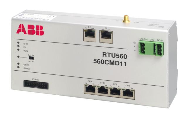 Datenblatt Kommunikationseinheit 560CMD11 Kommunikationseinheit 560CMD11 verantwortlich. Dazu gehört die Handhabung der Absolutzeit und des Datums für die RTU.