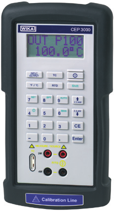Kalibriertechnik Hand-Held Temperaturkalibrator Typ CEP3000 WIKA Datenblatt CT 82.