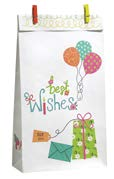 Birthday Wishes Flat Bags Best Wishes B180 x T065 x H330mm B150 x T070 x H280mm B180 x T065 x H330mm B150 x T070 x H280mm