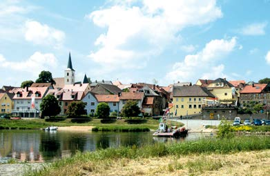 Kitzingen, Würzburg und Schweinfurt. Weinbau und Tourismus bestimmen den Lebenstakt in Eisenheim.