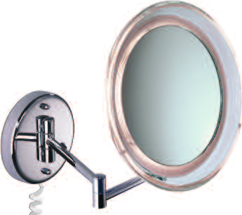 kosmetikspiegel nena mit 7- oder 10-facher Vergrößerung, ca. Ø 145 mm Material: Metall verchromt Spiegelfläche: ca.