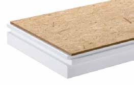 Dachboden IsoBouw Dachbodenelement OSB 8 EPS 035 DEO dm Begehbares Dachbodenelement für die Däung der obersten Geschossdecke Einseitige Kaschierung mit einer 8 dicken OSB-Platte Däung der obersten