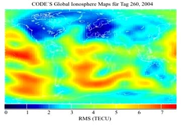 global GPS - hohes RMS über dem Meer Altimetrie