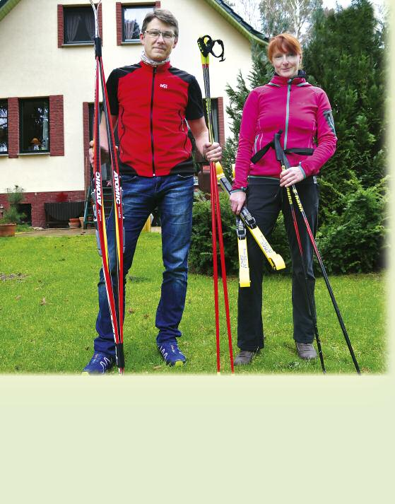 FREIZEIT Schnee Katja Zurawski und Robert Zurawski haben Wandlitz zur Talentschmiede für Skisport entwickelt.